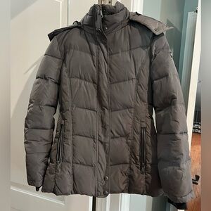 Calvin Klein women’s grey gray winter jacket coat size XS